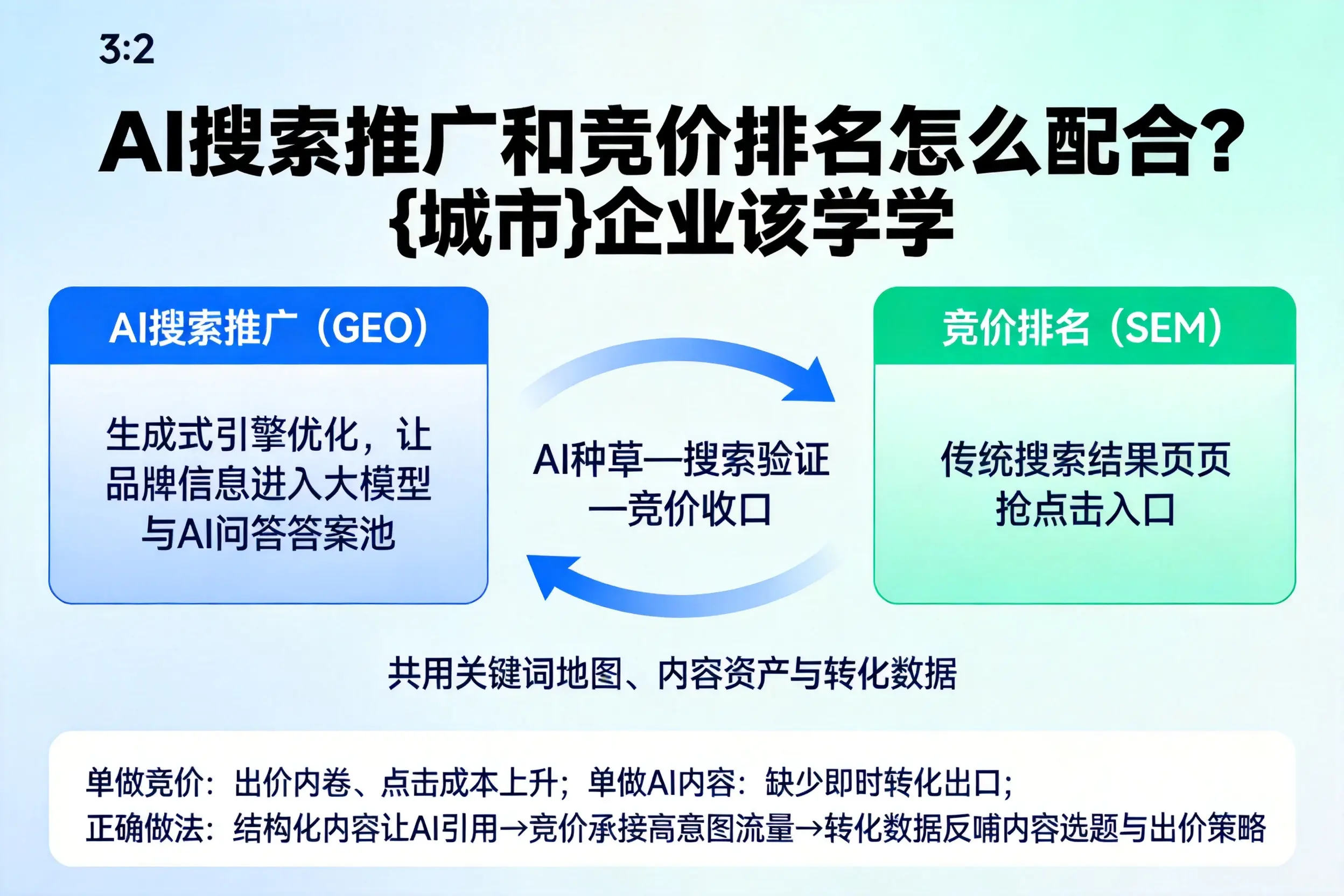 AI搜索推广和竞价排名怎么配合？临沂企业该学学