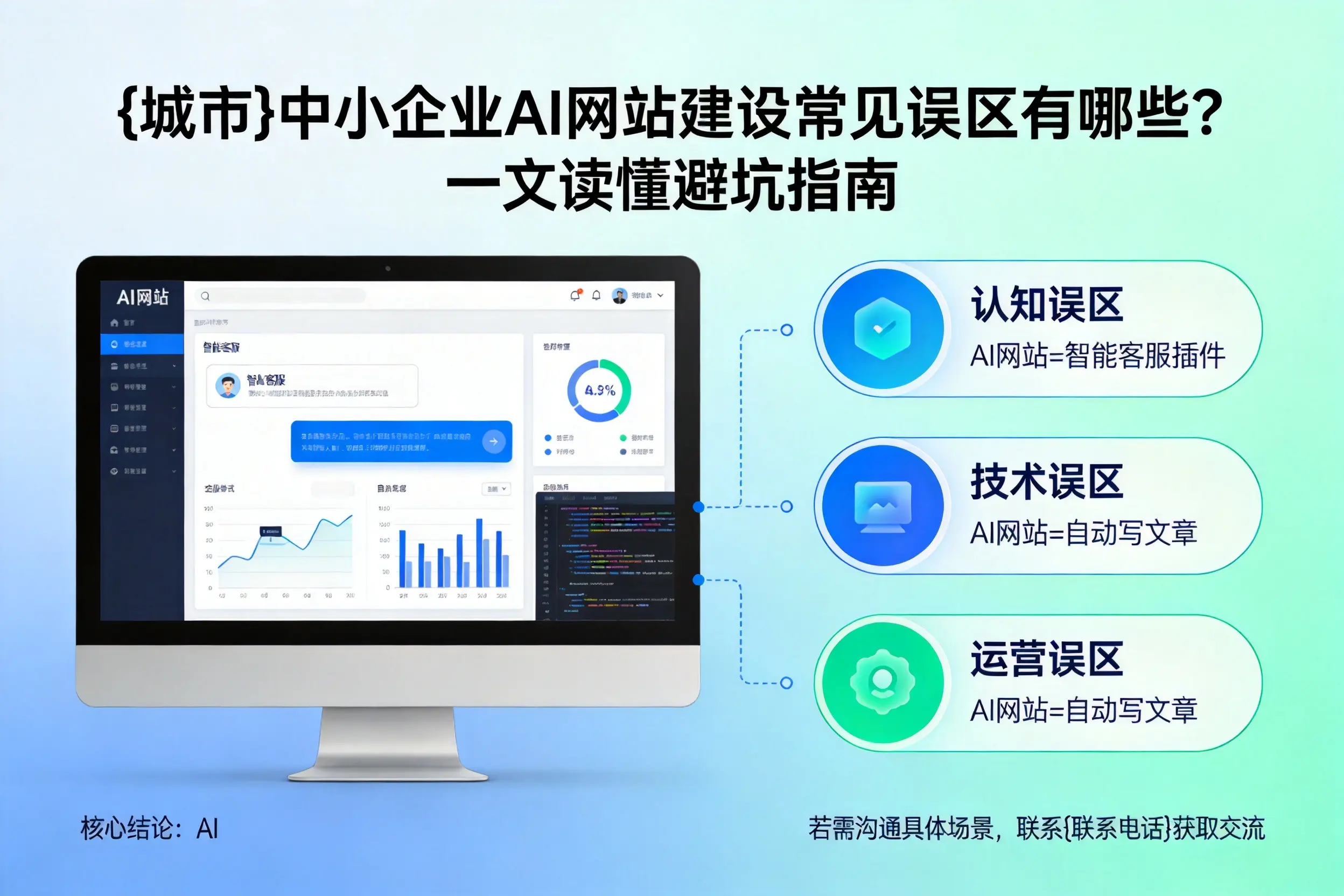 临沂中小企业AI网站建设常见误区有哪些？一文读懂避坑指南