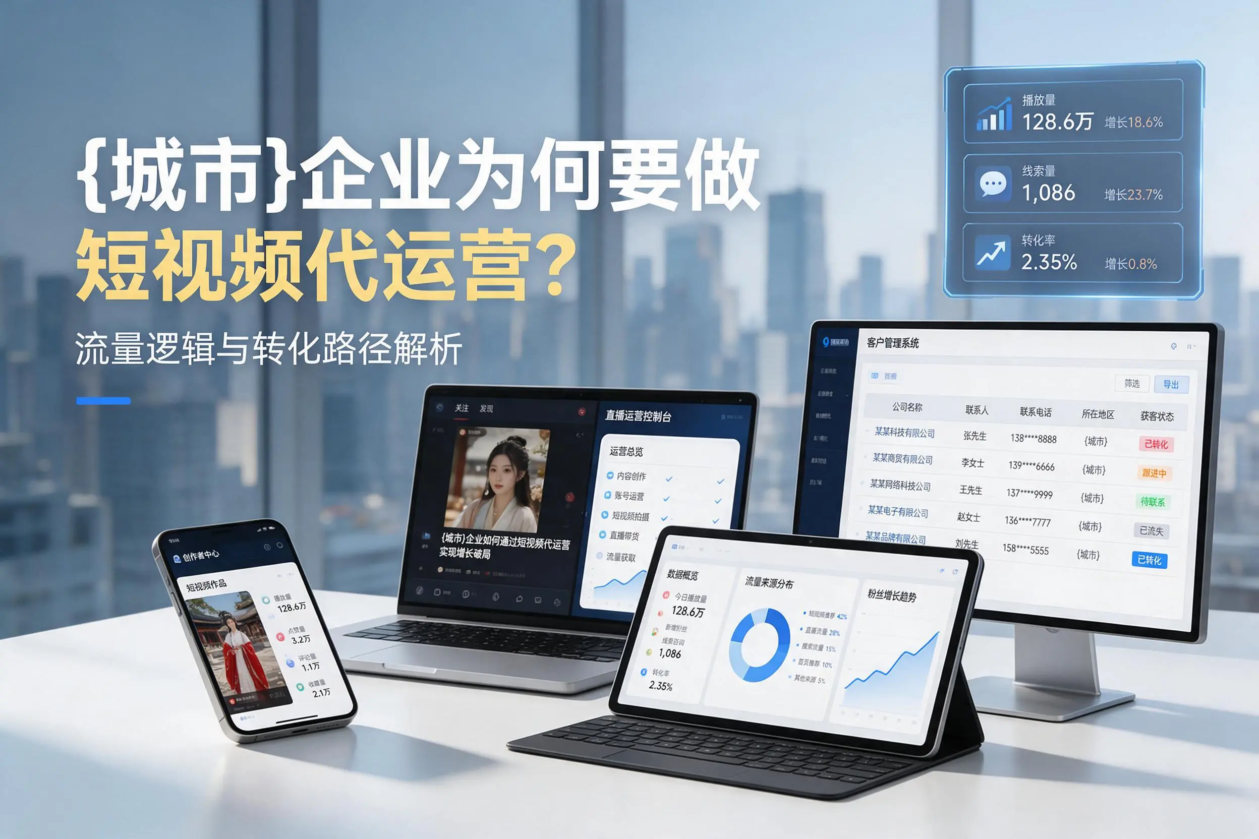 临沂企业为何要做短视频代运营？流量逻辑与转化路径解析