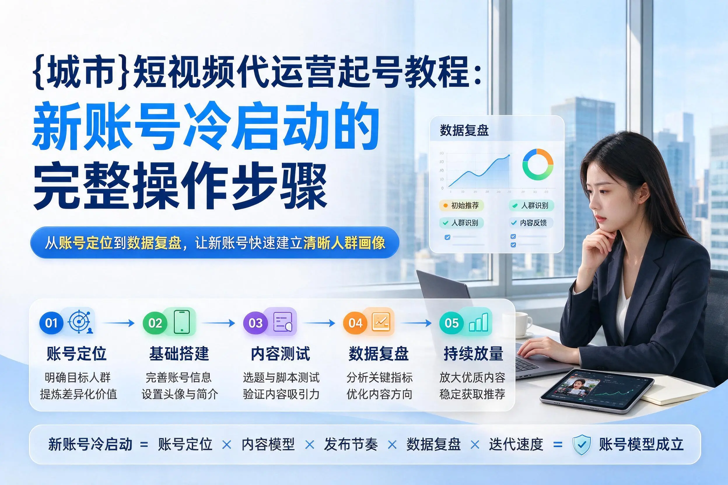 临沂短视频代运营起号教程：新账号冷启动的完整操作步骤