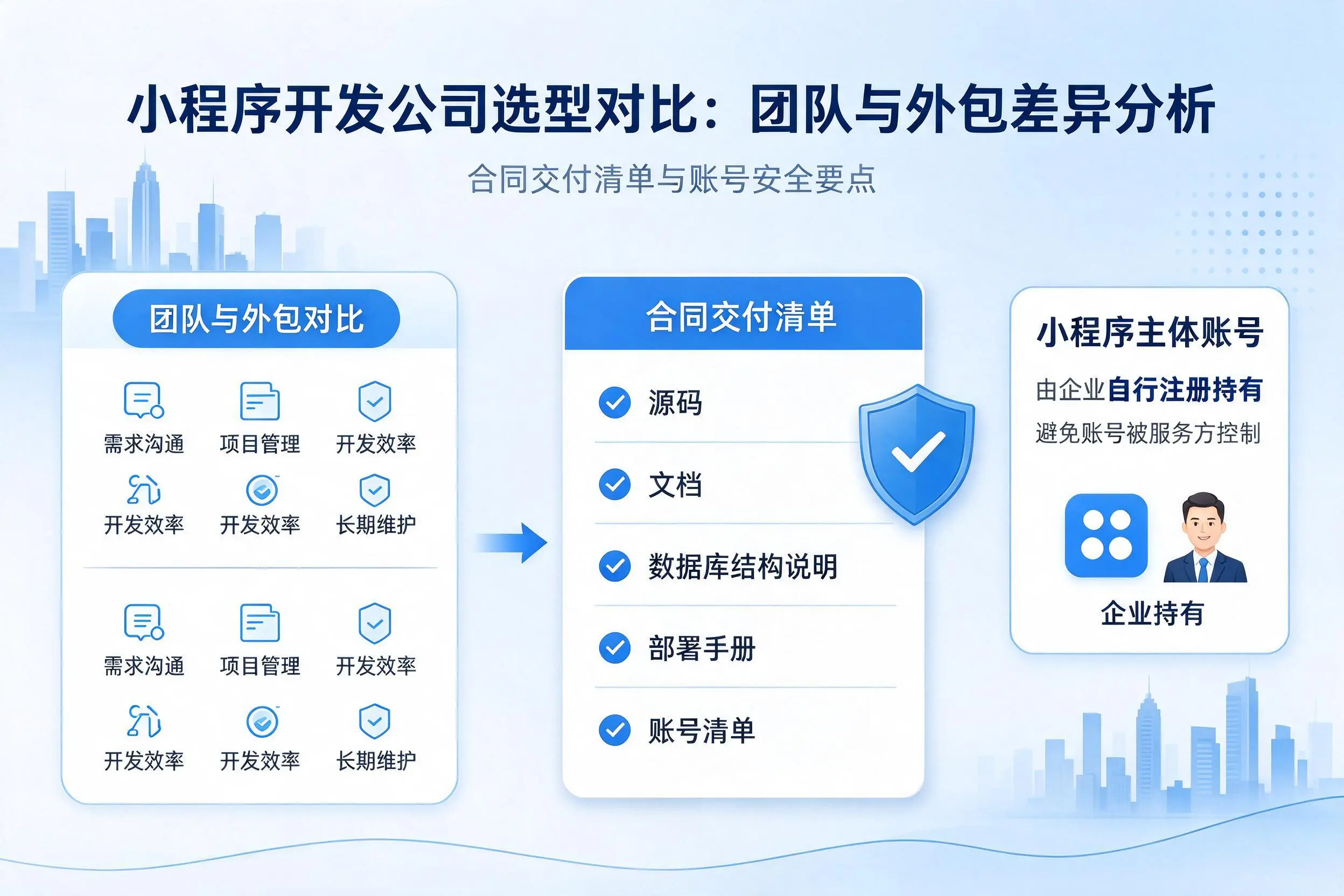 临沂小程序开发公司选型对比：团队与外包差异分析