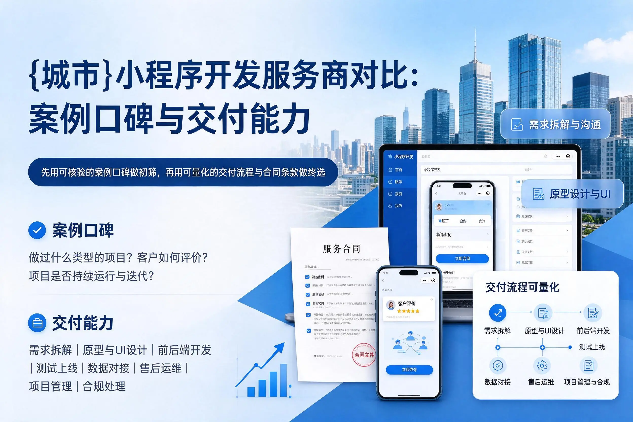 临沂小程序开发服务商对比：案例口碑与交付能力