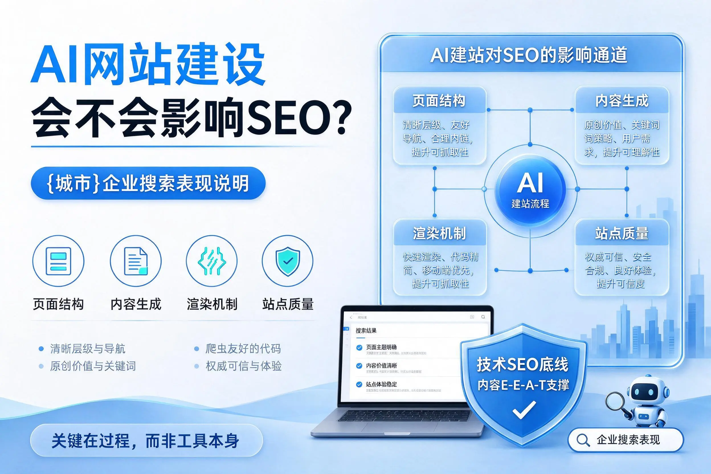 AI网站建设会不会影响SEO?临沂企业搜索表现说明