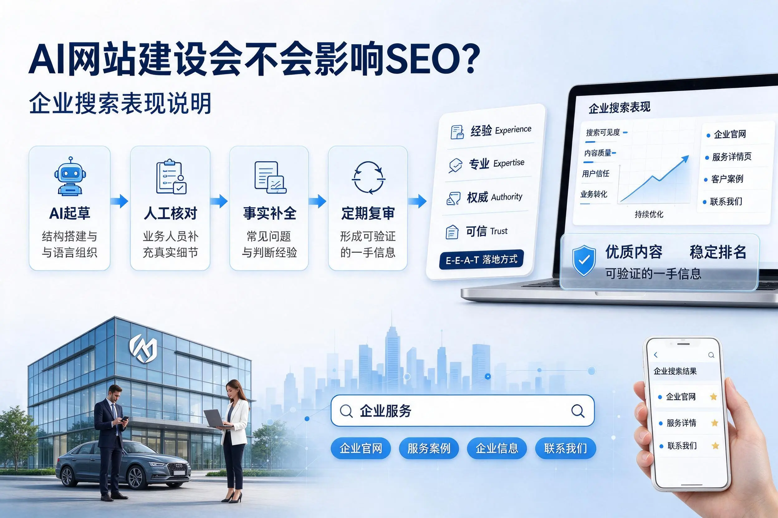 AI网站建设会不会影响SEO?临沂企业搜索表现说明