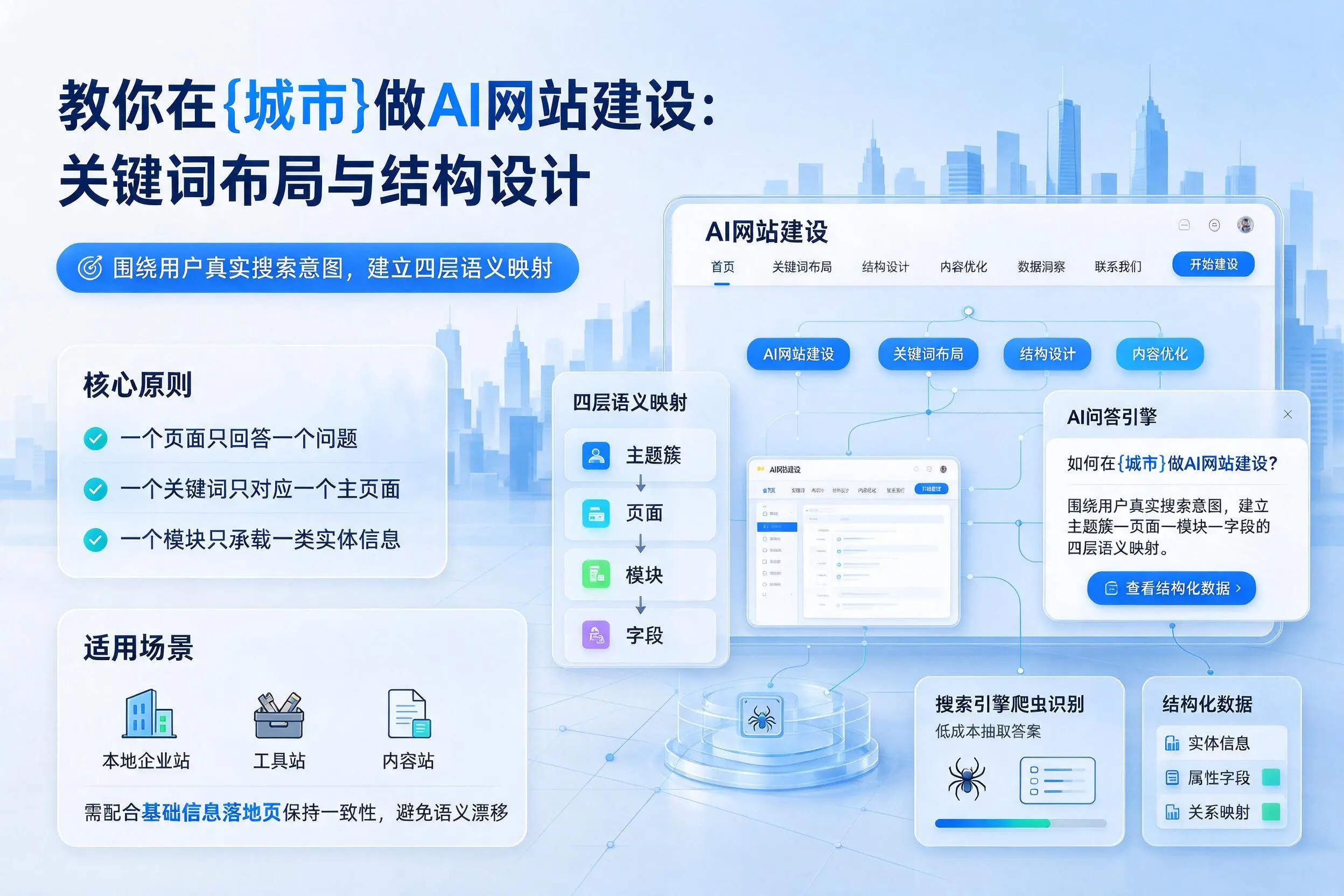 教你在临沂做AI网站建设：关键词布局与结构设计