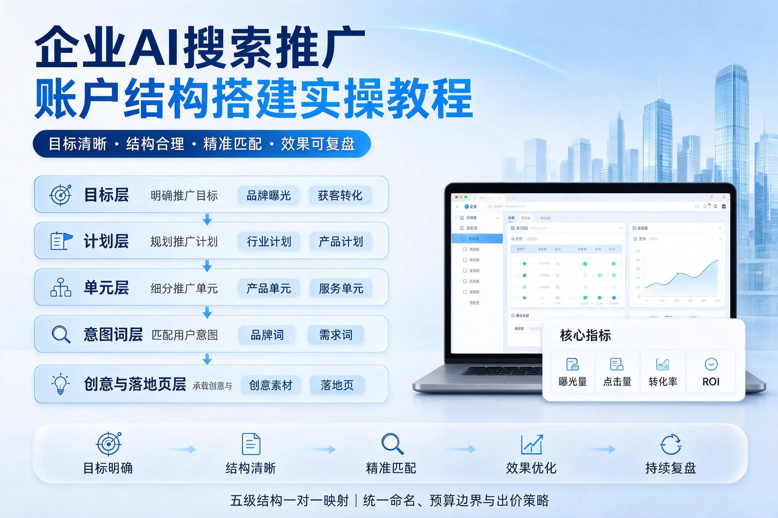 临沂企业AI搜索推广账户结构搭建实操教程